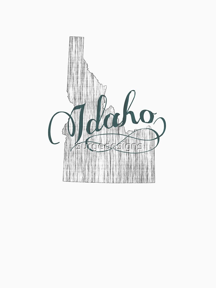 Idaho State Typography by surgedesigns T-Shirts, Hoodie, Sweatshirt | BlankRebels.com (Image 3)