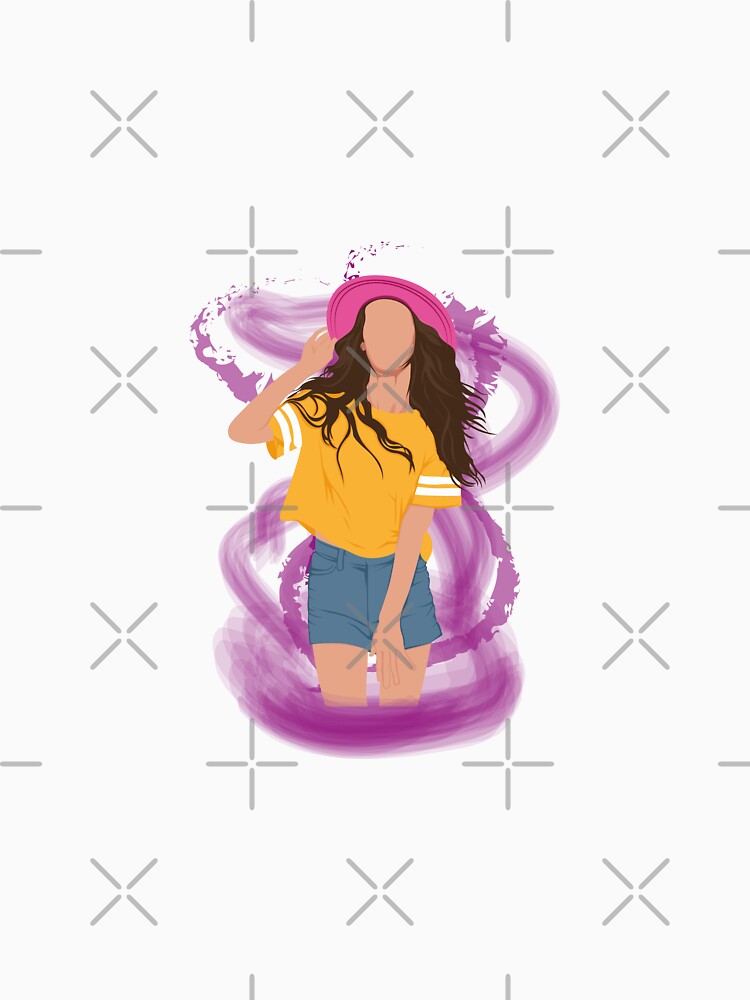 minimalist girl art for T shirts by Digital4youLk Hoodie, Sweatshirt | BlankRebels.com (Image 3)