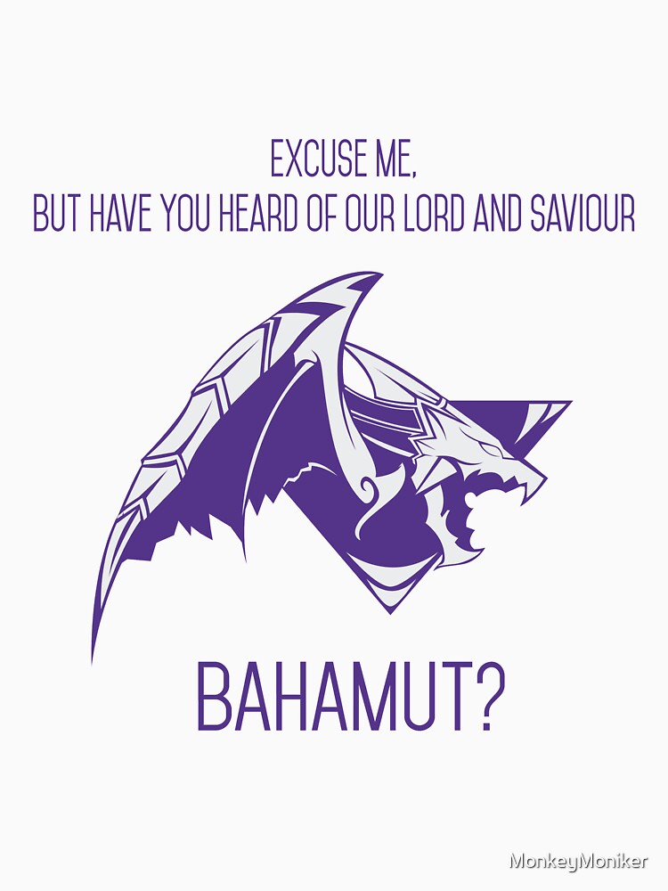 Our Saviour Bahamut by MonkeyMoniker T-Shirts, Hoodie, Sweatshirt | BlankRebels.com (Image 3)