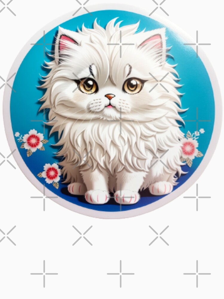 Cute Kawaii Persian Cat 009 by Alexis Art Collection T-Shirts, Hoodie, Sweatshirt | BlankRebels.com (Image 2)