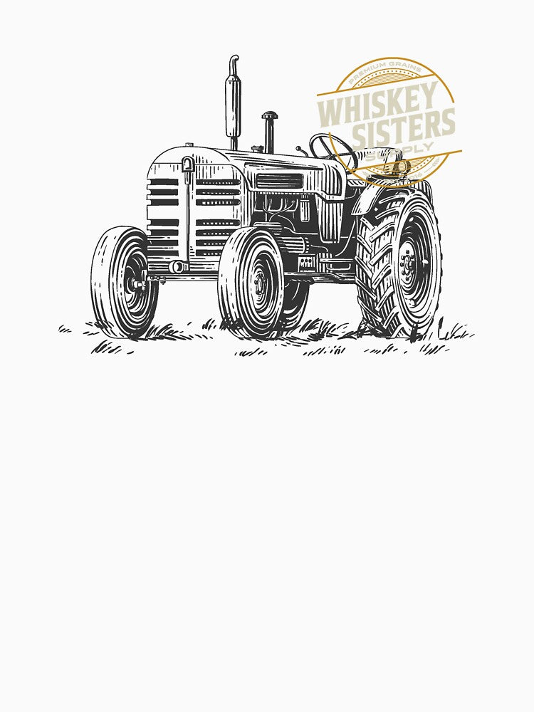 Vintage Tractor by whiskeysisters T-Shirts, Hoodie, Sweatshirt | BlankRebels.com (Image 3)