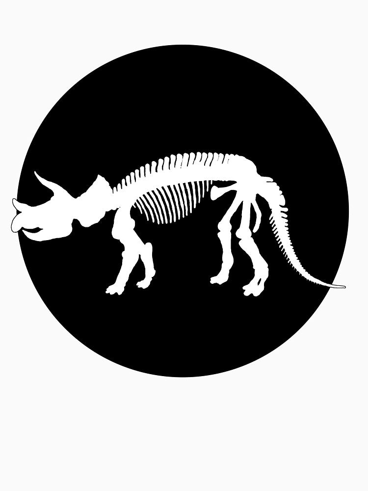 Triceratops skeleton by DelirusFurittus T-Shirts, Hoodie, Sweatshirt | BlankRebels.com (Image 3)