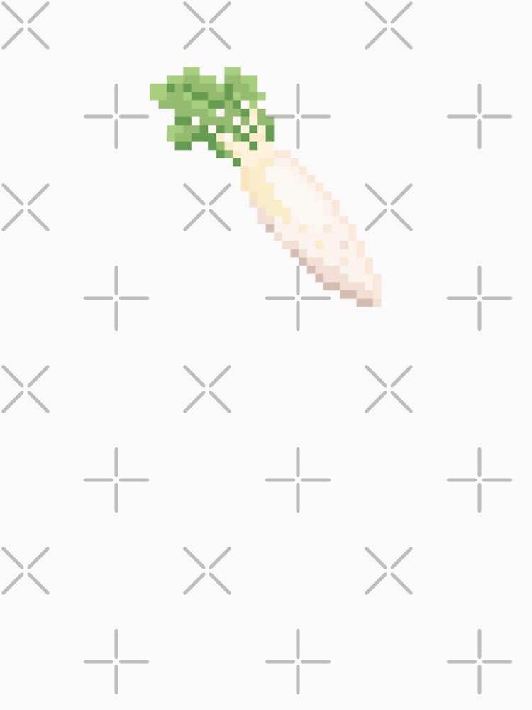Pixel Art Daikon by TakoyakiTech T-Shirts, Hoodie, Sweatshirt | BlankRebels.com (Image 2)