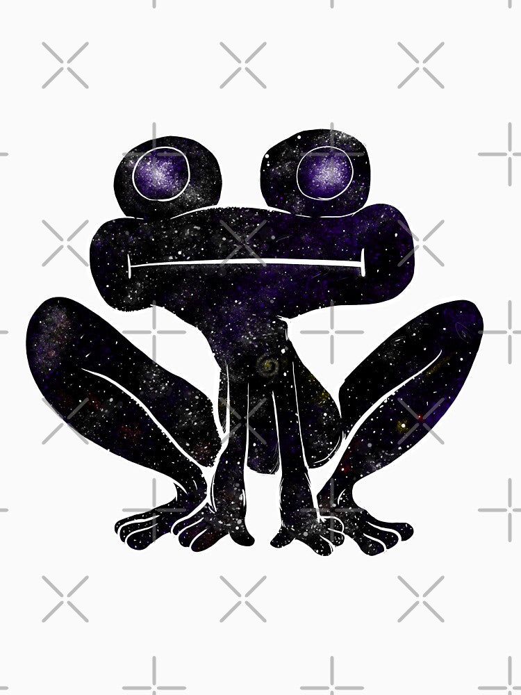 galaxy-themed frog illustration by thxyyy T-Shirts, Hoodie, Sweatshirt | BlankRebels.com (Image 3)