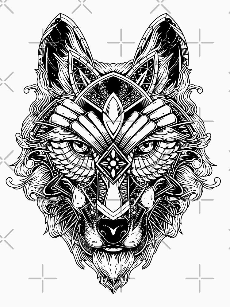 Royal Wolf by Hamdi Ben Ammar T-Shirts, Hoodie, Sweatshirt | BlankRebels.com (Image 3)
