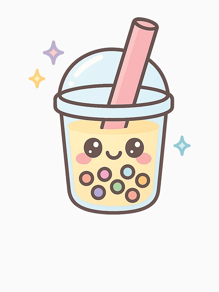 Kawaii Bubble Tea – Cute Boba Drink by SweetBitsArt T-Shirts, Hoodie, Sweatshirt | BlankRebels.com (Image 3)