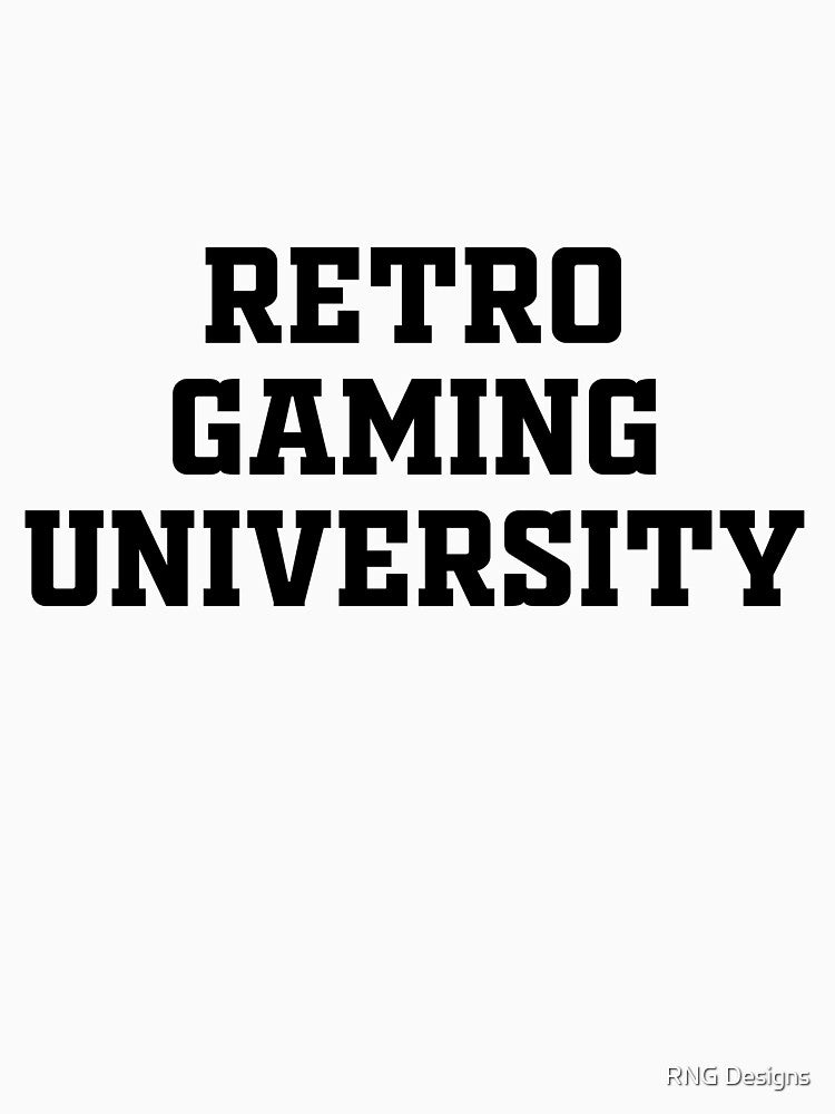 Retro Gaming University by RNG Designs T-Shirts, Hoodie, Sweatshirt | BlankRebels.com (Image 3)
