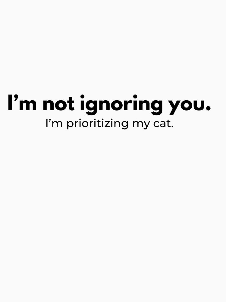 I'm not ignoring you by PurrsnarkCo T-Shirts, Hoodie, Sweatshirt | BlankRebels.com (Image 3)