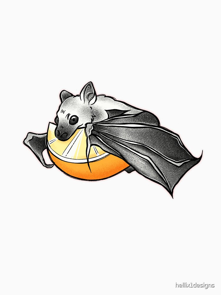 Orange Bat by hellix1designs T-Shirts, Hoodie, Sweatshirt | BlankRebels.com (Image 3)