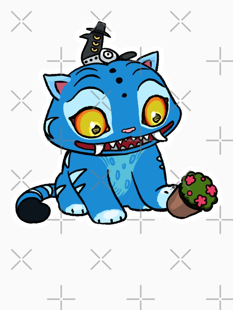 Blue tiger play with pot by StudioXOA T-Shirts, Hoodie, Sweatshirt | BlankRebels.com (Image 3)