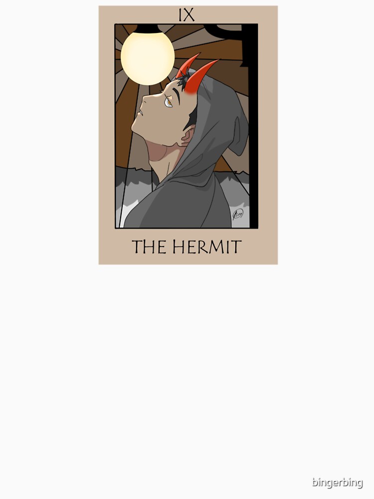 The Hermit Tarot Card by bingerbing T-Shirts, Hoodie, Sweatshirt | BlankRebels.com (Image 2)