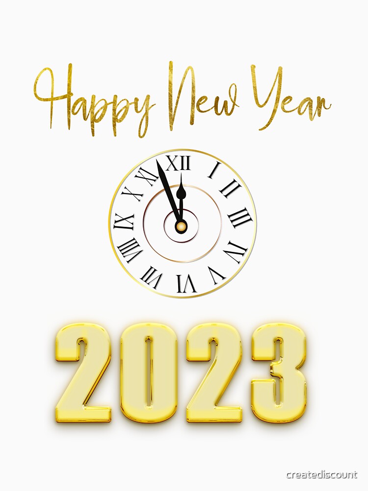 Time to Happy New Year 2023 celebrate party by creatediscount T-Shirts, Hoodie, Sweatshirt | BlankRebels.com (Image 3)