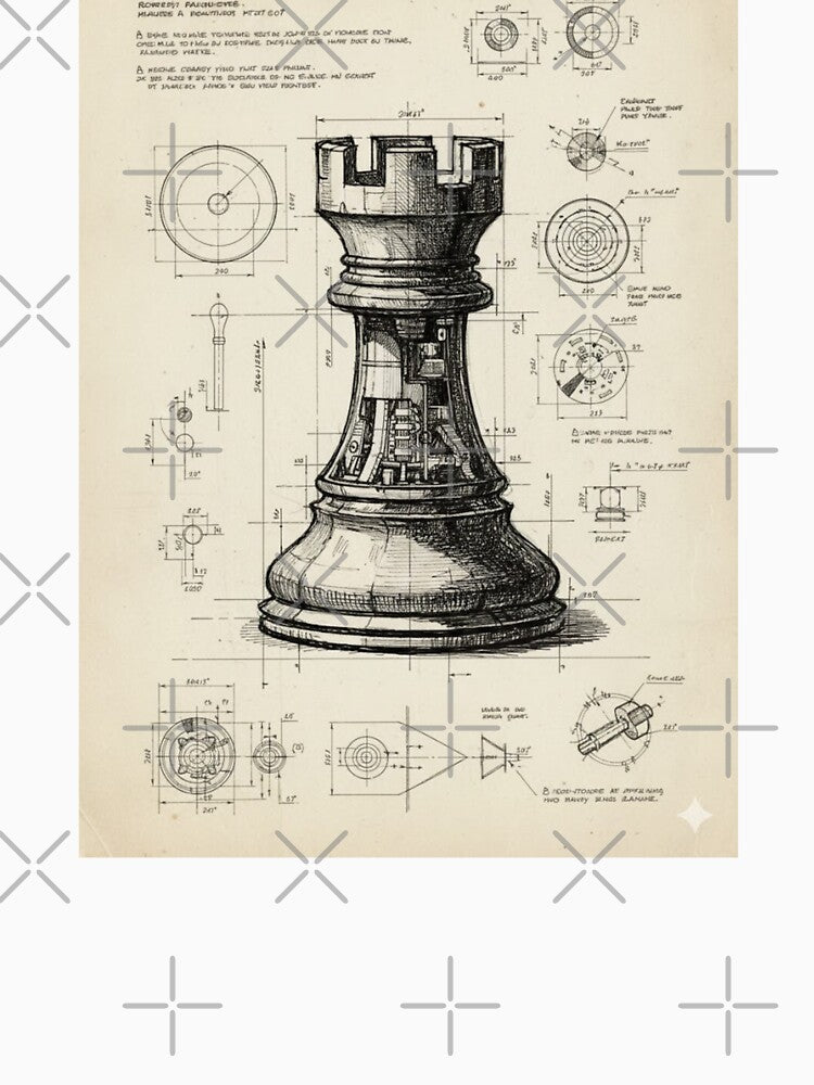 Vintage Chess patent by V & I T-Shirts, Hoodie, Sweatshirt | BlankRebels.com (Image 3)