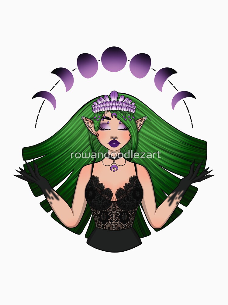 Amaris moon goddess by rowandoodlezart T-Shirts, Hoodie, Sweatshirt | BlankRebels.com (Image 3)