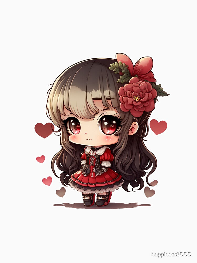 Valentine's Day Gifts, Love Gifts, Be Mine, Be my Valentine, Valentine Chibi, Valentine for Teens, Valentine be... (Image 3)