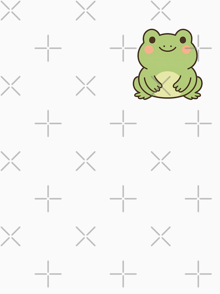 Cute Kawaii Frog – Adorable Cartoon Animal Gift for Frog Lovers by ChillTofu T-Shirts, Hoodie, Sweatshirt (Image 3)