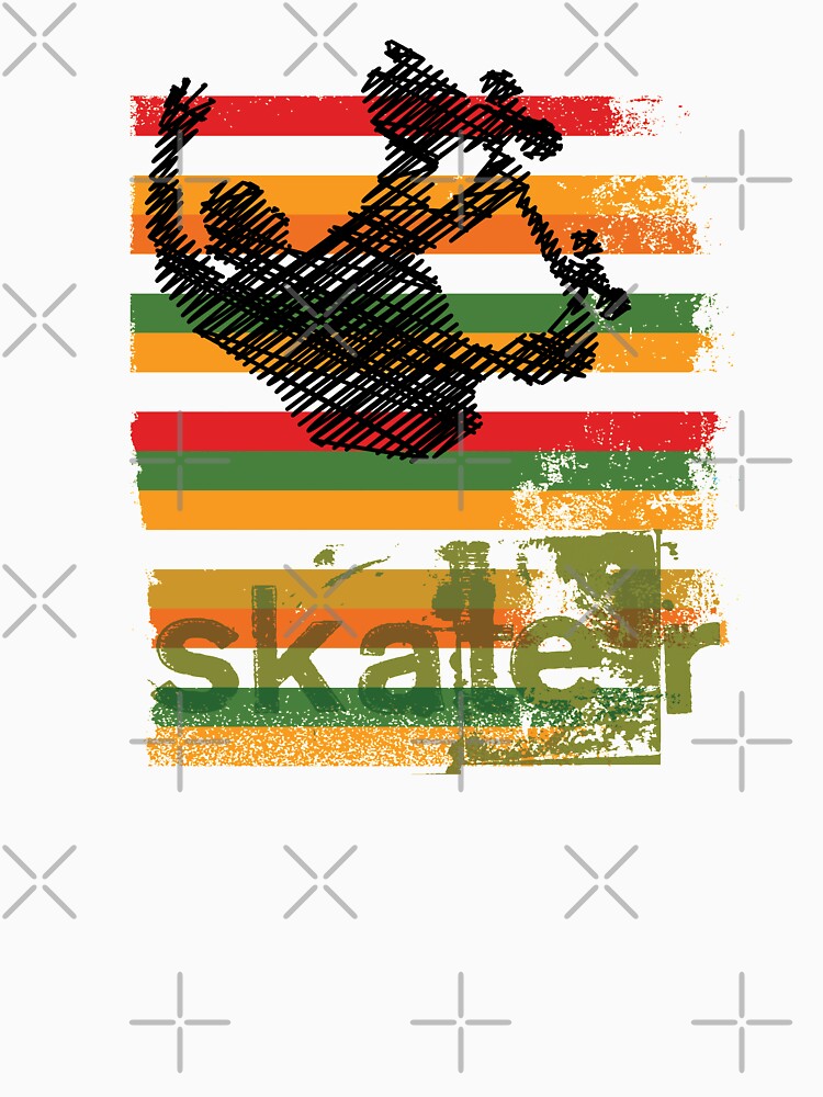 Distressed Skateboard Grunge Skater Gift by MintedFresh T-Shirts, Hoodie, Sweatshirt | BlankRebels.com (Image 3)