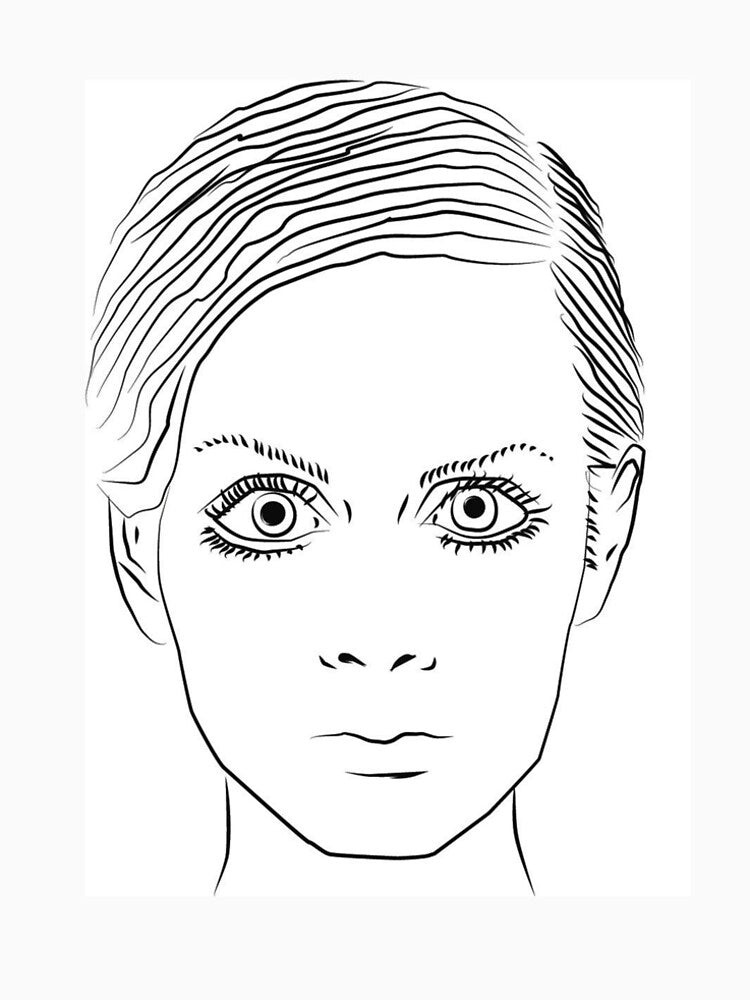 Twiggy Line art, Minimal art by krisztinaart T-Shirts, Hoodie, Sweatshirt | BlankRebels.com (Image 2)