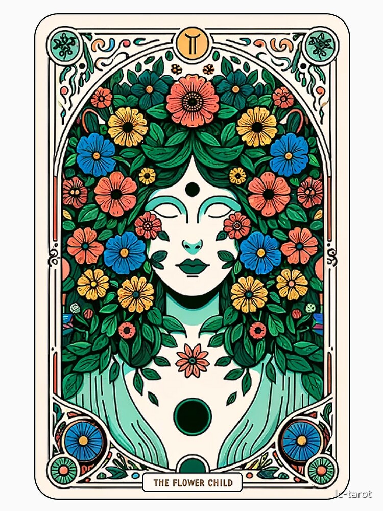 The Flower Child Tarot by lc-tarot T-Shirts, Hoodie, Sweatshirt | BlankRebels.com (Image 3)