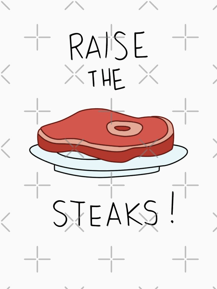 Raise the steaks! - Regular Show by asnowlook T-Shirts, Hoodie, Sweatshirt | BlankRebels.com (Image 3)