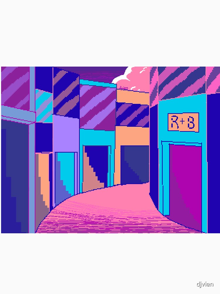 Vaporwave city by djvien