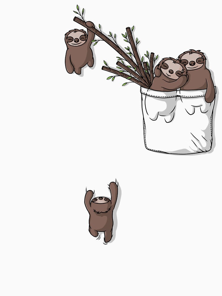 Pocket Sloth Family by Beka Designs