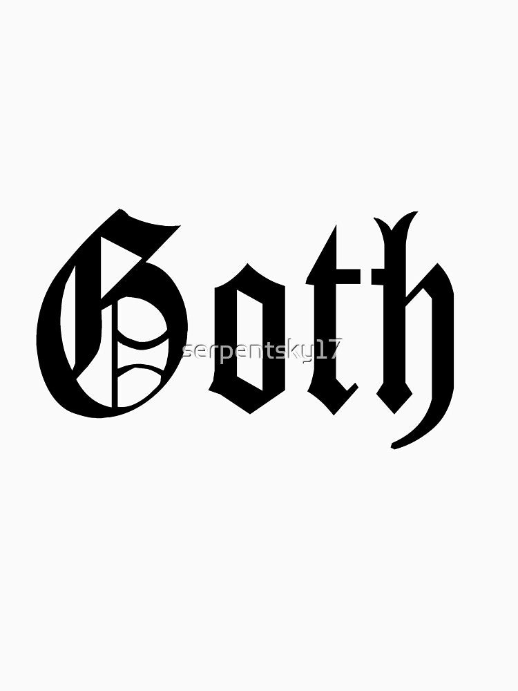 Goth - Black by SerpentSkyArts