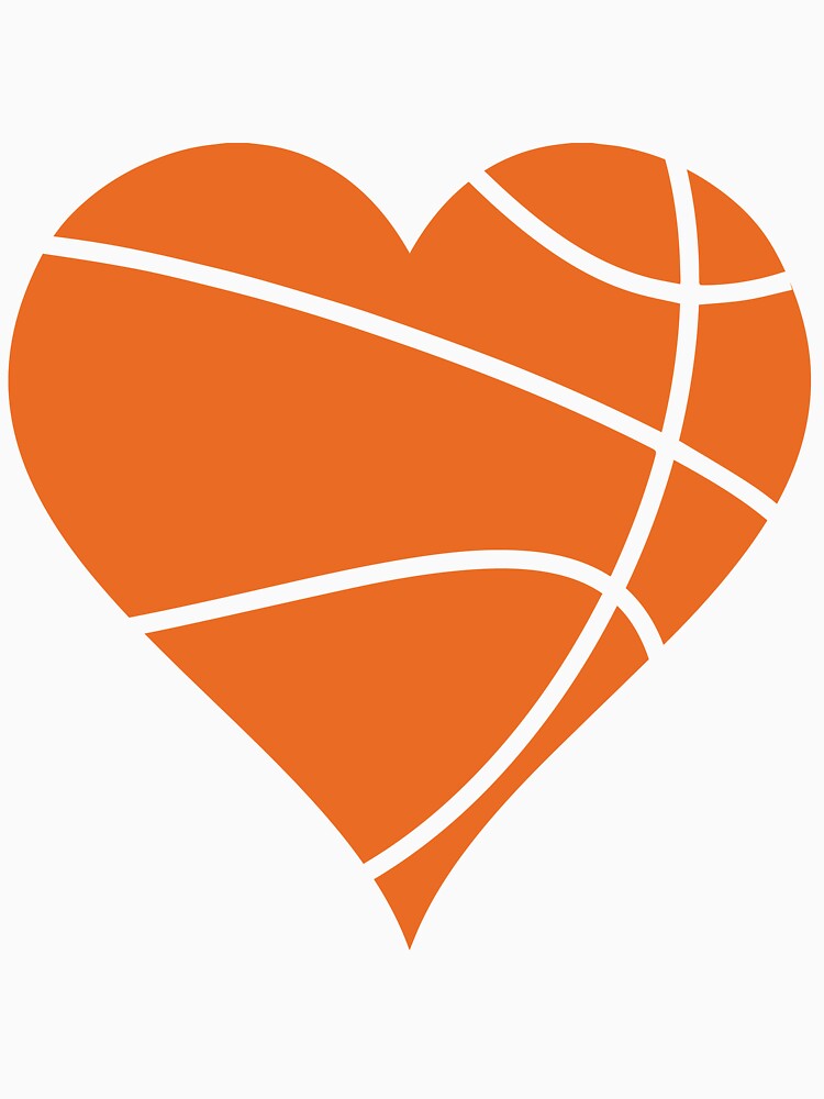 Basketball Heart by PepaAnaRB T-Shirts, Hoodie, Sweatshirt | BlankRebels.com (Image 3)