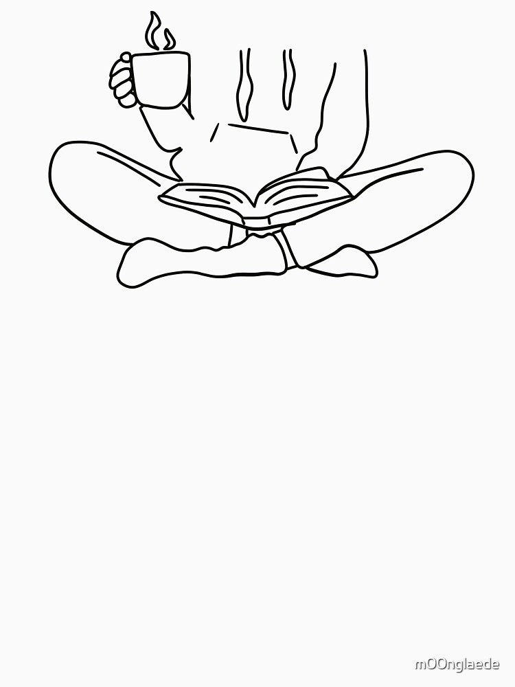 Cozy Bibliophile by m00nglaede T-Shirts, Hoodie, Sweatshirt | BlankRebels.com (Image 3)