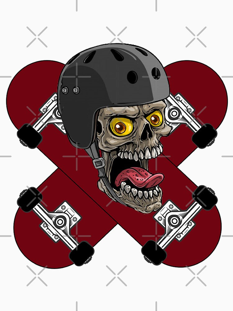 Skateboard Shirts - Skull Skateboard t shirt - Skull Skateboard Hoodie - Skull Skateboard  Backpack (Image 3)