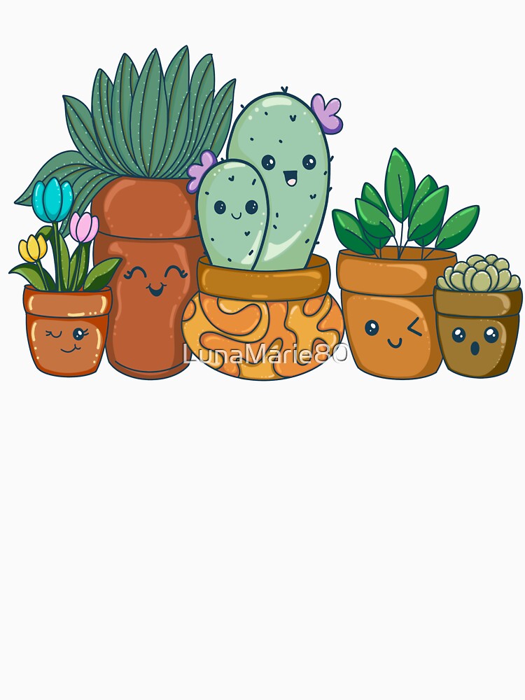 Kawaii Plants Happen by LunaMarie80 T-Shirts, Hoodie, Sweatshirt | BlankRebels.com (Image 3)