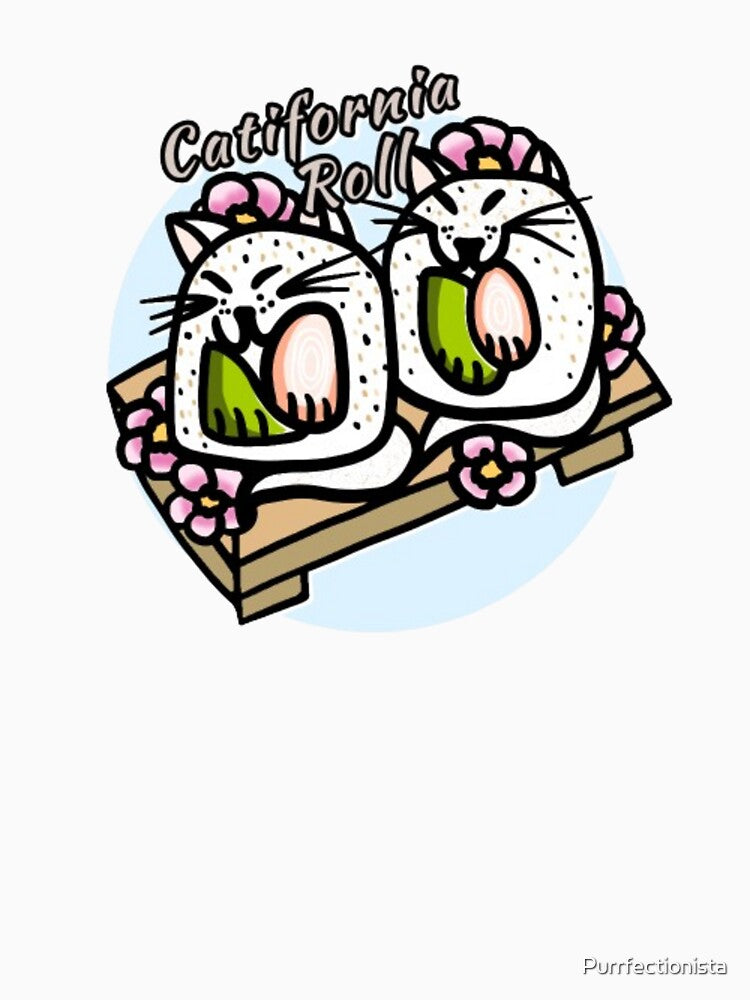 Catifornia Roll by Purrfectionista T-Shirts, Hoodie, Sweatshirt | BlankRebels.com (Image 3)
