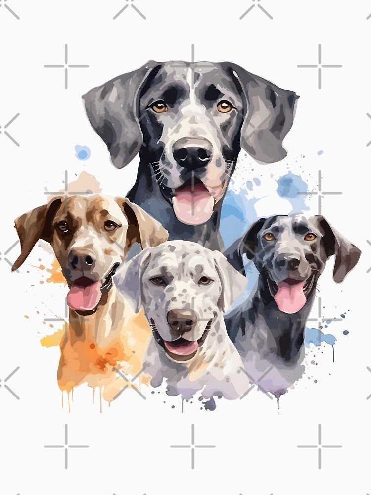 watercolor funny dog pack by R-RHAPSODY T-Shirts, Hoodie, Sweatshirt | BlankRebels.com (Image 3)