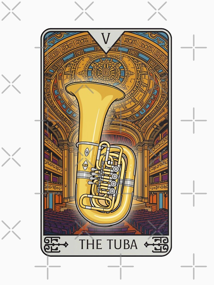 Tuba Tarot Card by katefo T-Shirts, Hoodie, Sweatshirt | BlankRebels.com (Image 3)
