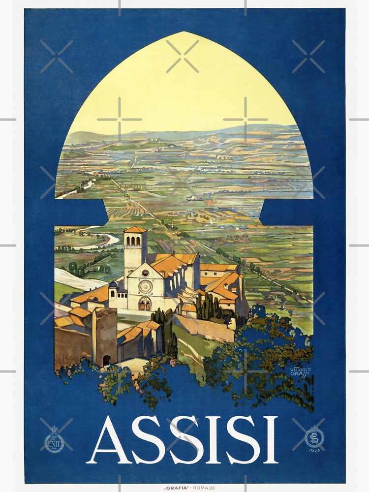 Visit Assisi Vintage T-Shirts, Hoodie, Sweatshirt