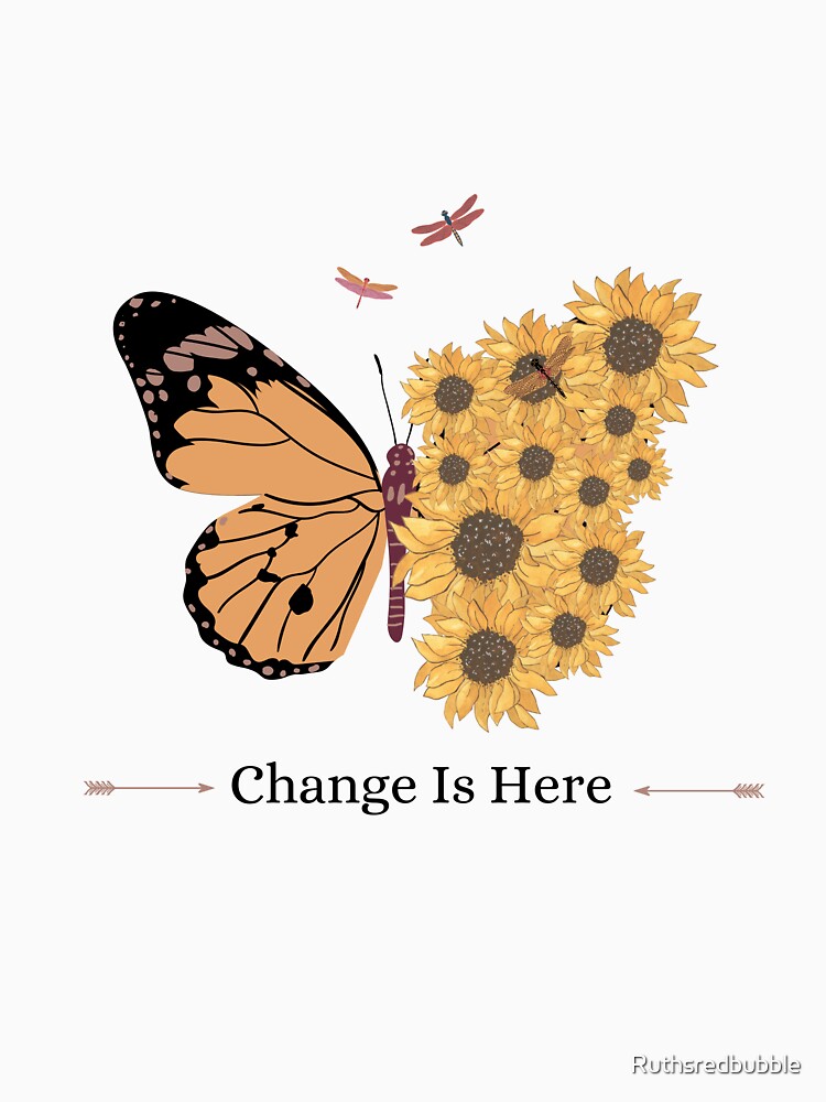 Change Is Here Self Help by Ruthsredbubble T-Shirts, Hoodie, Sweatshirt | BlankRebels.com (Image 3)
