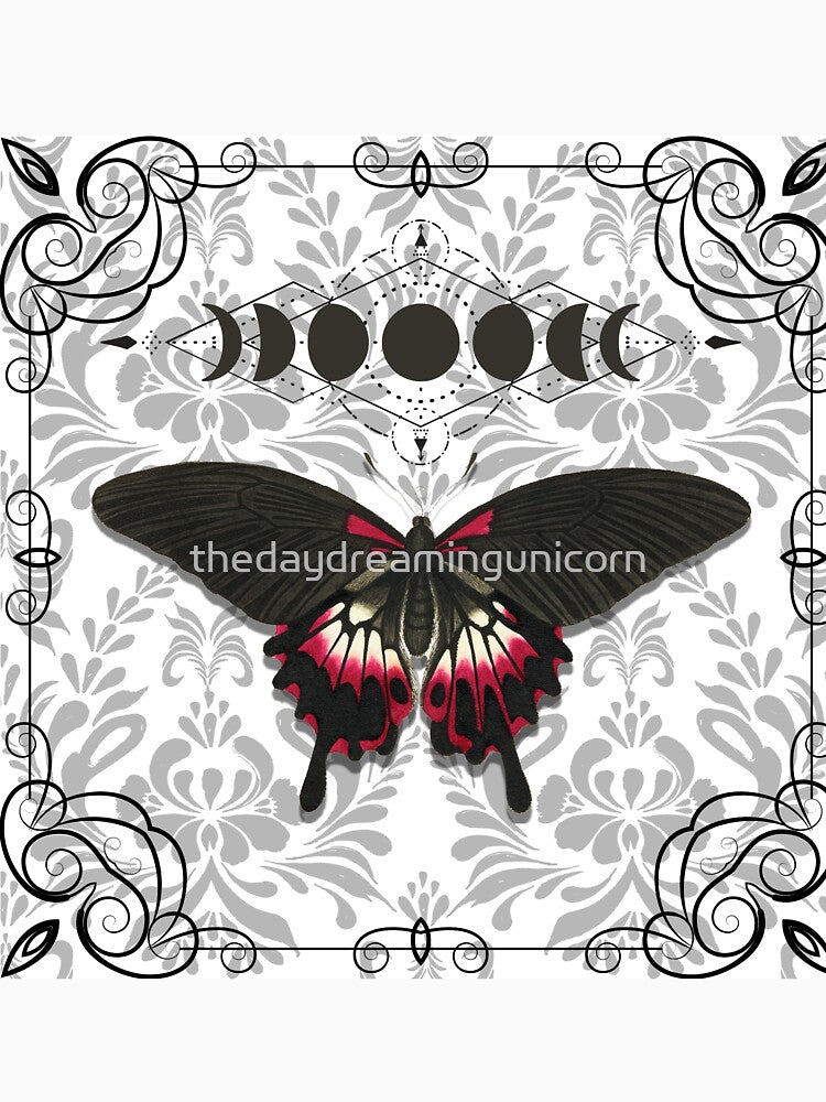 Moon Butterfly by thedaydreamingunicorn T-Shirts, Hoodie, Sweatshirt | BlankRebels.com (Image 3)