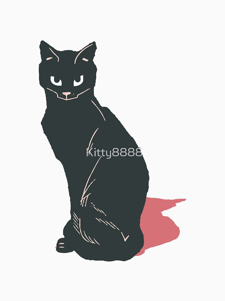 Black Cat Aesthetic by Kitty8888 T-Shirts, Hoodie, Sweatshirt | BlankRebels.com (Image 3)