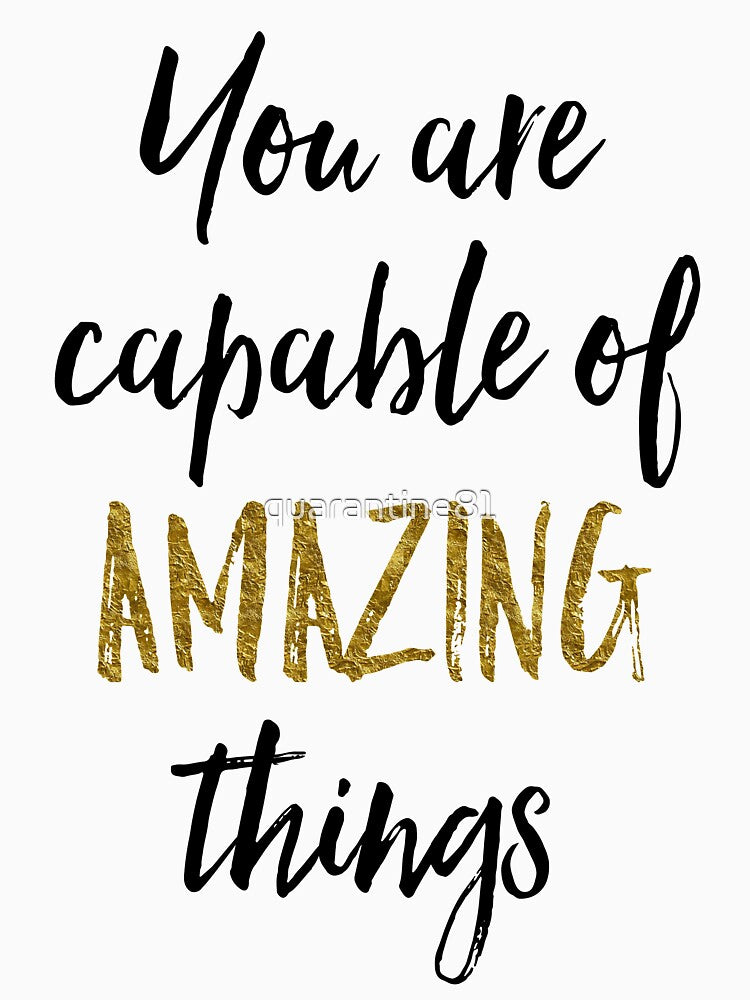 Amazing Things Motivational Quote by quarantine81 T-Shirts, Hoodie, Sweatshirt | BlankRebels.com (Image 3)
