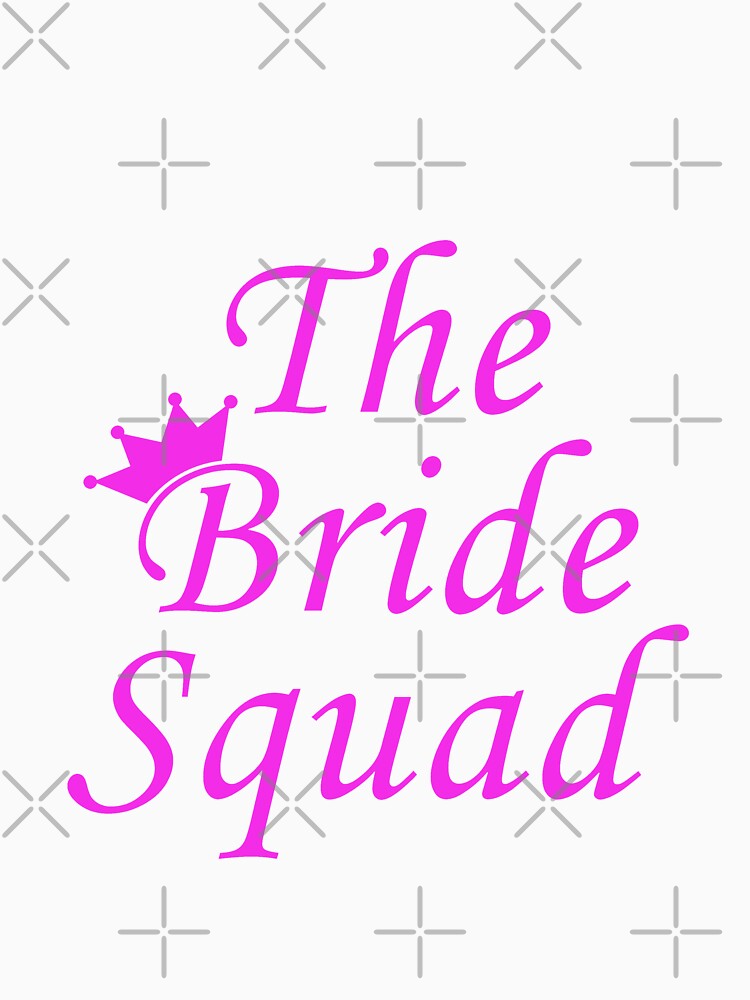 The Bride Squad - hen party apparel by PunkyCat T-Shirts, Hoodie, Sweatshirt | BlankRebels.com (Image 3)
