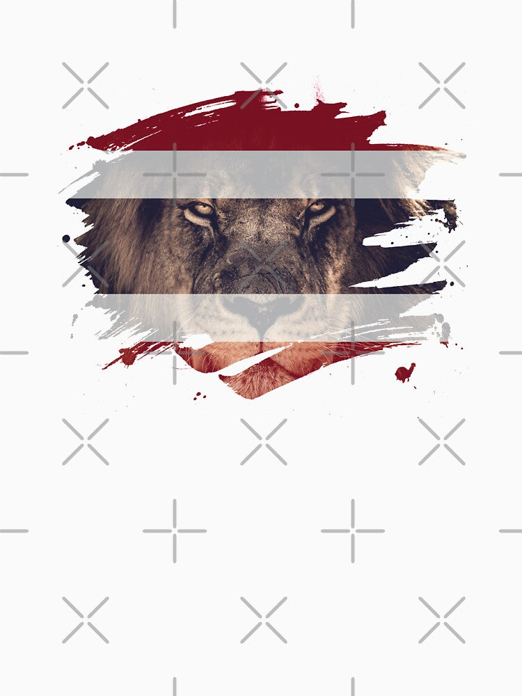 Thailand Flag & African Lion Picture by ockshirts