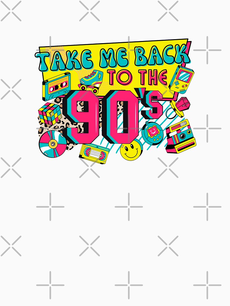 Take Me Back To The 90's Retro, Vintage Retro by ThisNightForever T-Shirts, Hoodie, Sweatshirt | BlankRebels.com (Image 3)