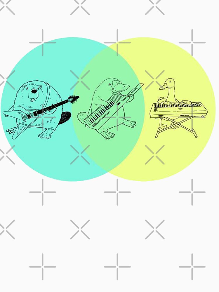 Keytar Platypus Venn Diagram by GuyBlank T-Shirts, Hoodie, Sweatshirt | BlankRebels.com (Image 3)