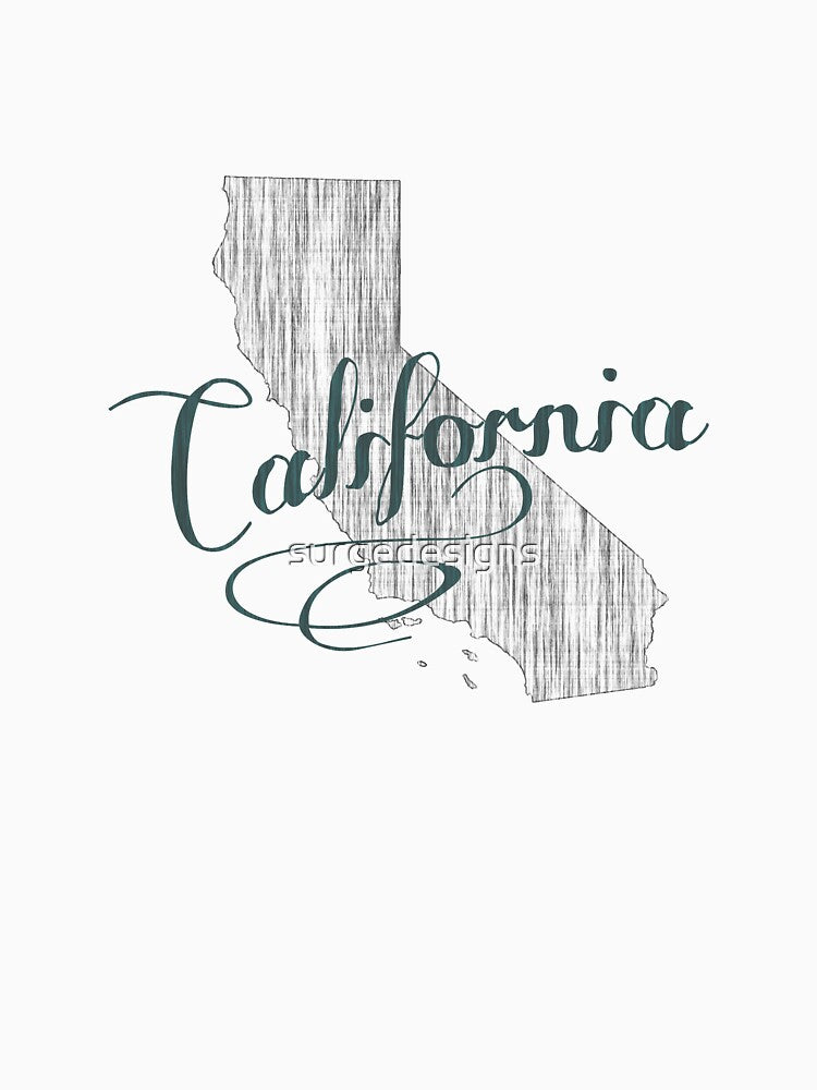 California State Typography by surgedesigns T-Shirts, Hoodie, Sweatshirt | BlankRebels.com (Image 3)