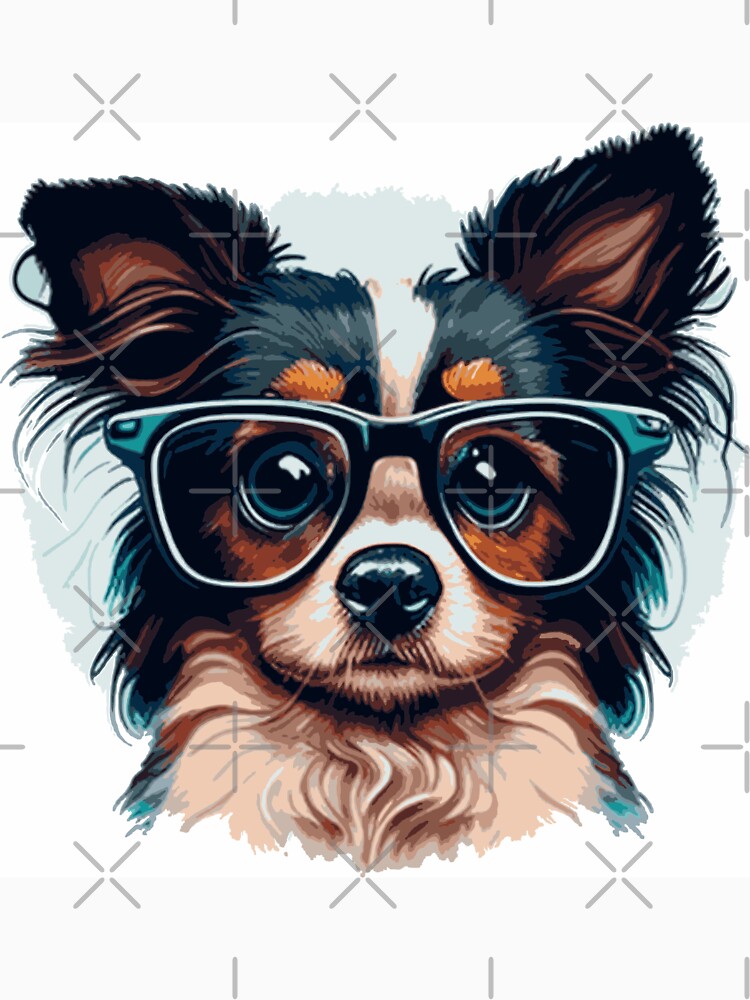 Funny dog with glasses funny cute decorative dog for dog lovers by RSDESIGNSteam T-Shirts, Hoodie, Sweatshirt (Image 3)