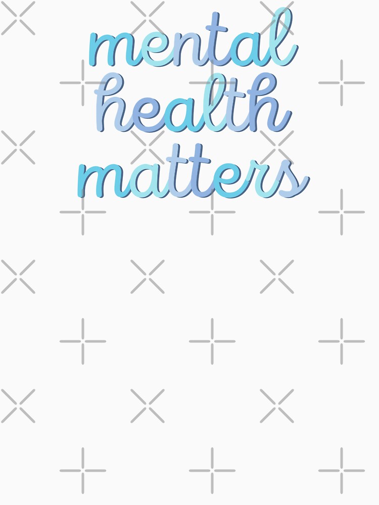 Mental Health Matters Pretty Blue by neesheew T-Shirts, Hoodie, Sweatshirt | BlankRebels.com (Image 3)