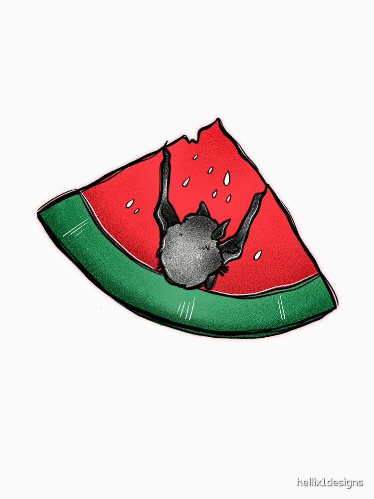 Watermelon Bat by hellix1designs T-Shirts, Hoodie, Sweatshirt | BlankRebels.com (Image 3)