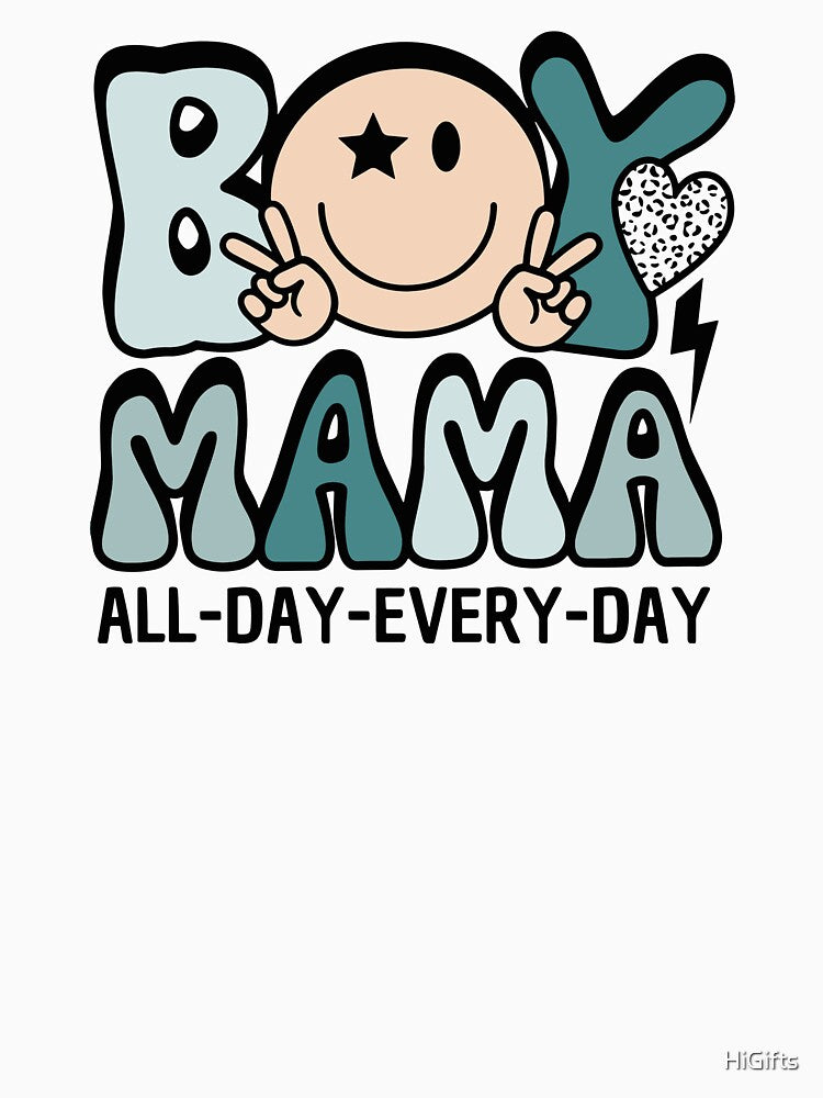 Mom of Boys, Funny Mom by HiGifts T-Shirts, Hoodie, Sweatshirt | BlankRebels.com (Image 3)