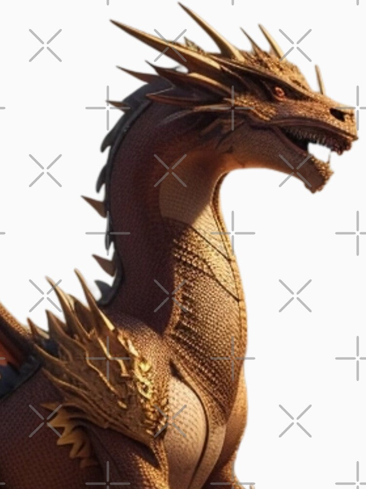 Brass Dragon by LuizSilva1983 T-Shirts, Hoodie, Sweatshirt | BlankRebels.com (Image 3)