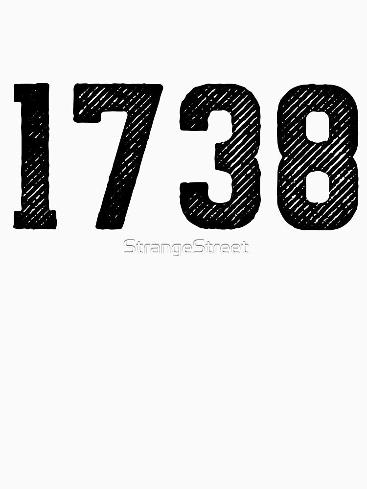 1730 Distressed T-Shirt & Stickers by StrangeStreet Hoodie, Sweatshirt | BlankRebels.com (Image 3)